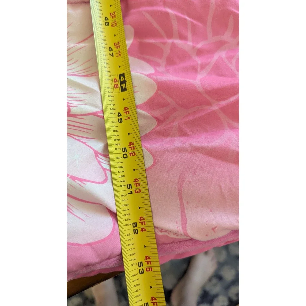 Y2k Disney Princess Pink Sleeping Bag Cinderella Belle Aurora Faux Fur Line